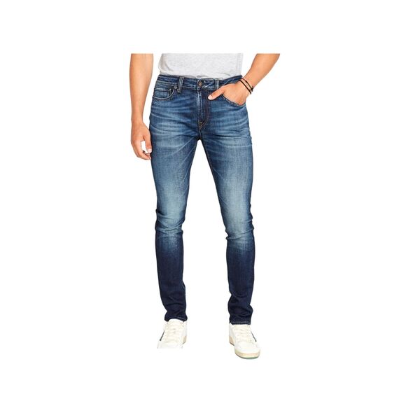 Buffalo David Britton Ash-X men’s light wash whiskering jeans 34x32 - Picture 1 of 8